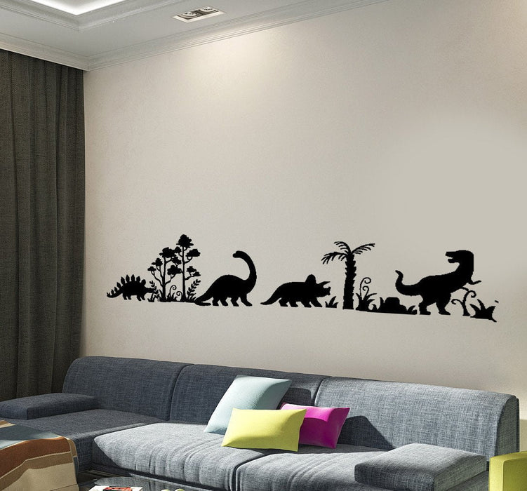 Wall Decal Dinosaur Dino Animals Interior Decor Unique Gift z3998