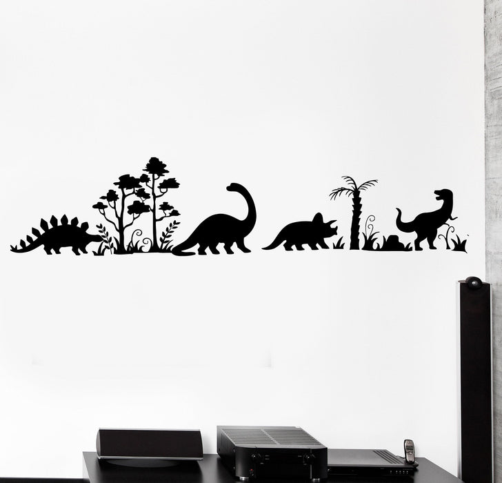 Wall Decal Dinosaur Dino Animals Interior Decor Unique Gift z3998