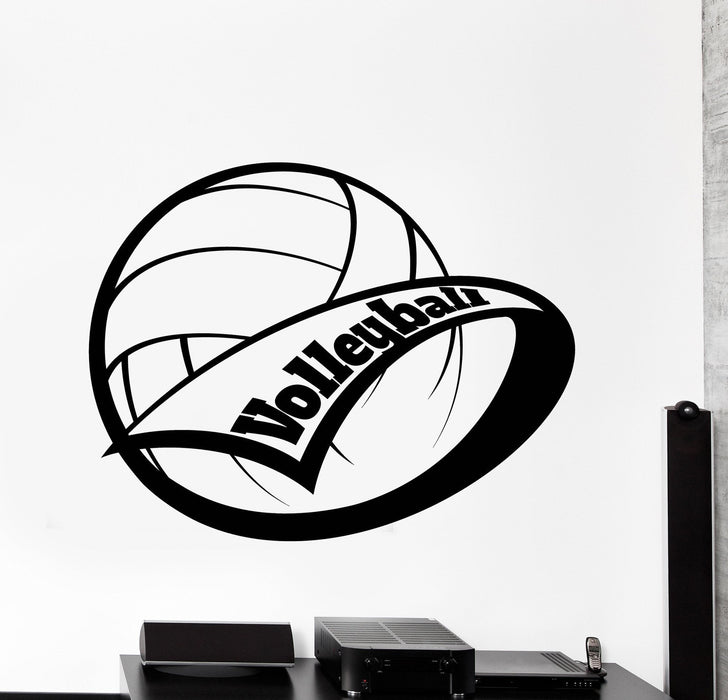 Wall Vinyl Decal Volleyball Ball Sport Home Interior Decor Unique Gift z4080