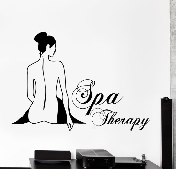 Autocollant mural en vinyle pour spa, thérapie, salon de beauté, décoration intérieure, cadeau unique z4094