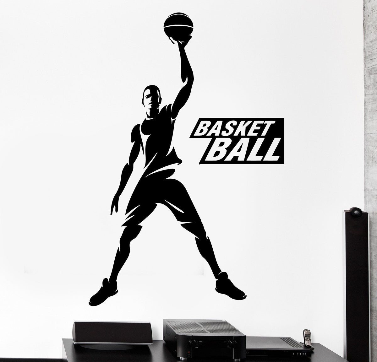 Wall Vinyl Decal Basketball Player Sport Quote Home Interior Decor Uni