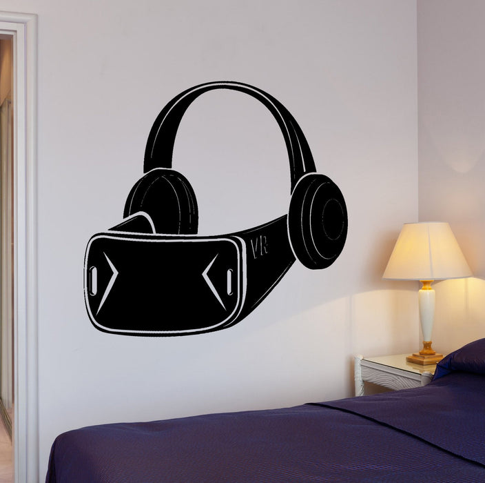 Wall Vinyl Decal Virtual Glasses Gaming Gamer Home Interior Decor Unique Gift z4270