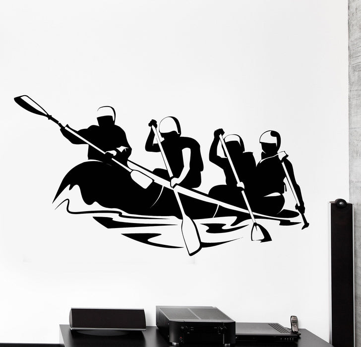 Autocollant mural en vinyle pour rafting, sport extrême, décoration d'intérieur, cadeau unique z4435