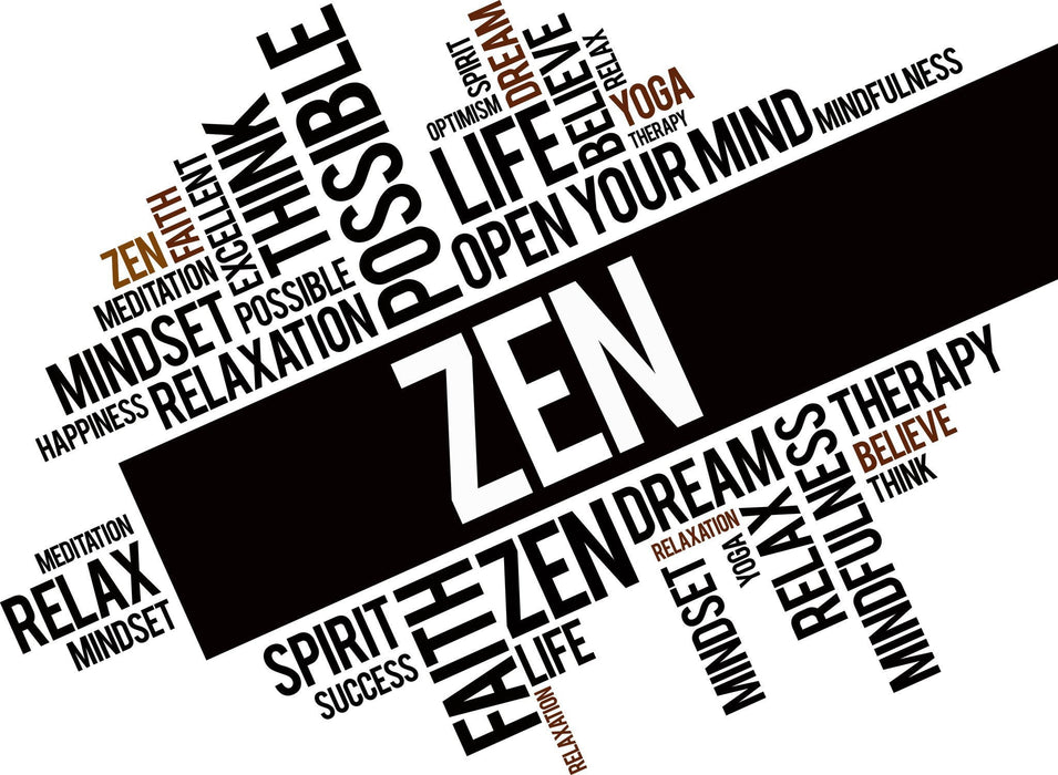 Wall Vinyl Decal Zen Relax Meditation World Cloud Philosophy Harmony Life Unique Gift z4506