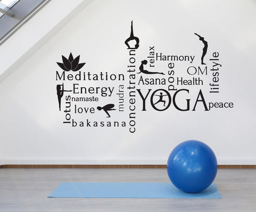 Yoga & Meditation Decals — Wallstickers4you