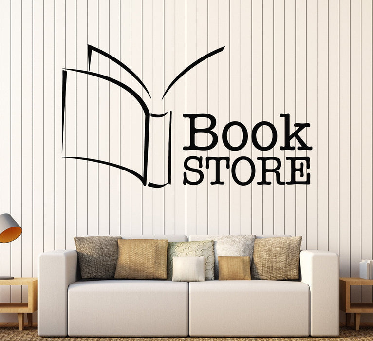 Наклейка на стену из винила для читального зала, библиотеки, книжного магазина, декор интерьера, уникальный подарок z4655