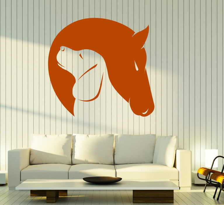 Wall Vinyl Decal Dog and Horse Friendship Love Animals Home Interior Decor Unique Gift z4673