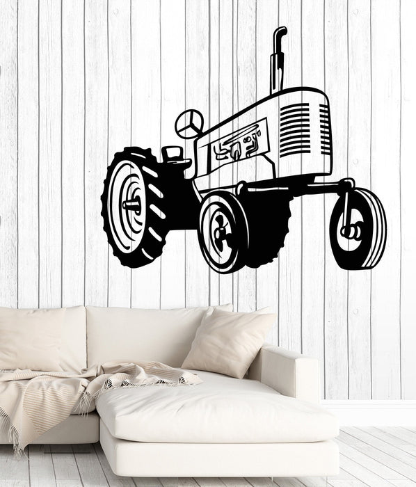 Wall Decal Tractor Machine Farm Work Building Home Interior Decor Unique Gift z4705