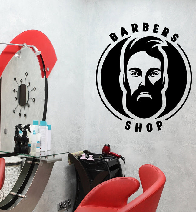 Wall Vinyl Decal Hair Stylist Salon Hairdresser Barber Shop Decor Unique Gift z4737