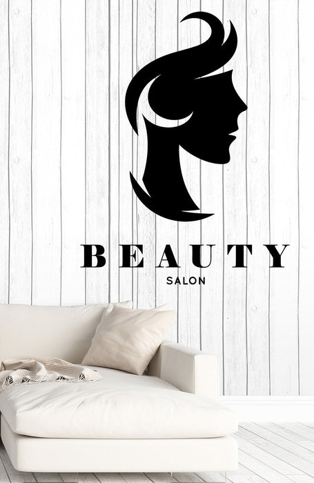 Wall Sticker Vinyl Decal Hair Style Beauty Salon Woman Beauty Decor Unique Gift z4748