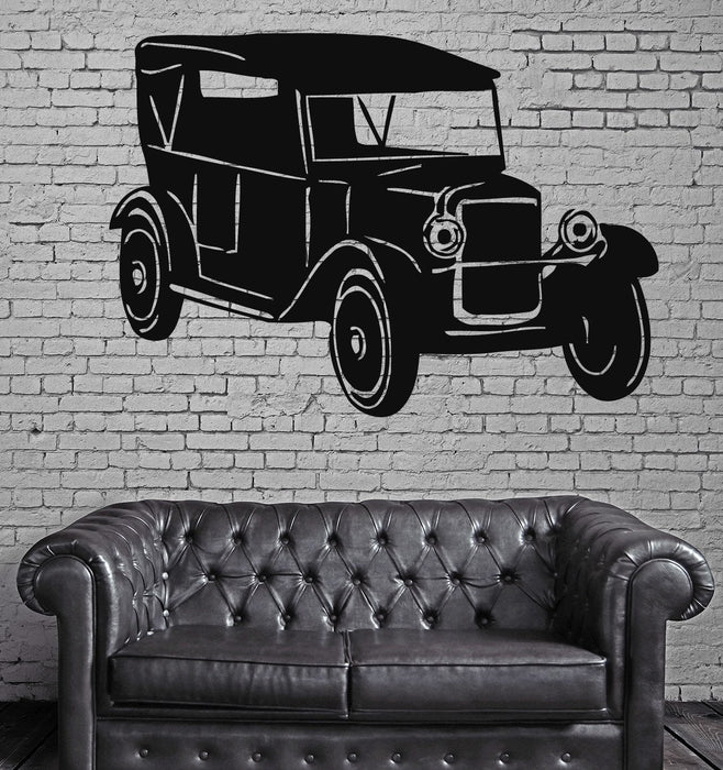Sport Race Antique Car Motor Vehicle Mural  Wall Art Decor Vinyl Sticker Unique Gift z546