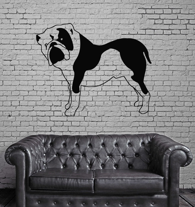 Dog Pet Funny Animal Kids Children Mural Wall Art Decor Vinyl Sticker Unique Gift z566