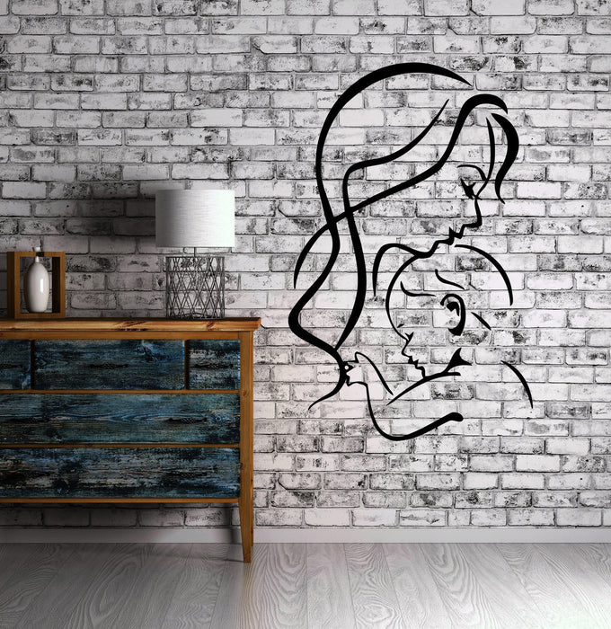 Mother And Baby New Born Child Mural  Wall Art Decor Vinyl Sticker Unique Gift z599