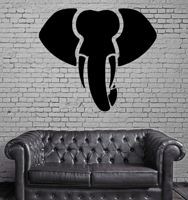 Elephant Aggressive Tribal Simbol Decor Wall MURAL Vinyl Art Sticker Unique Gift z780