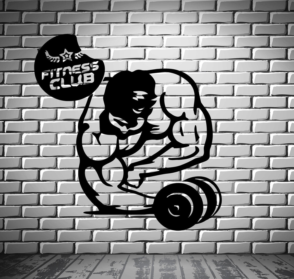 Fitness Flexing Sticker