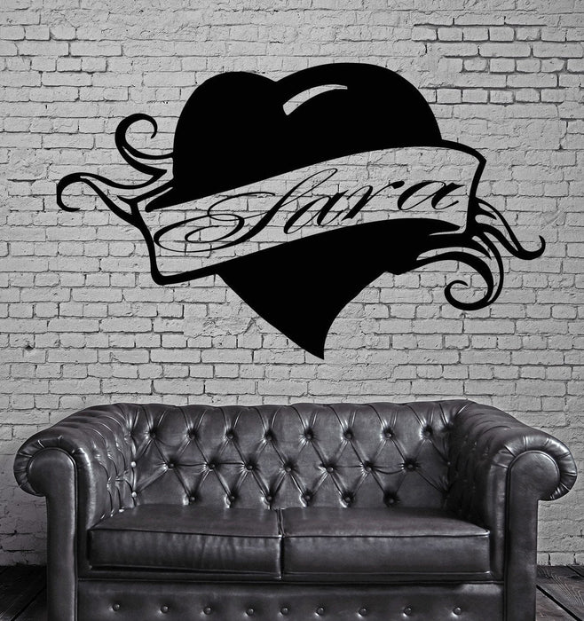 Sara Personalized Name Lettering Custom Wall Art Decor Vinyl Sticker Unique Gift z982