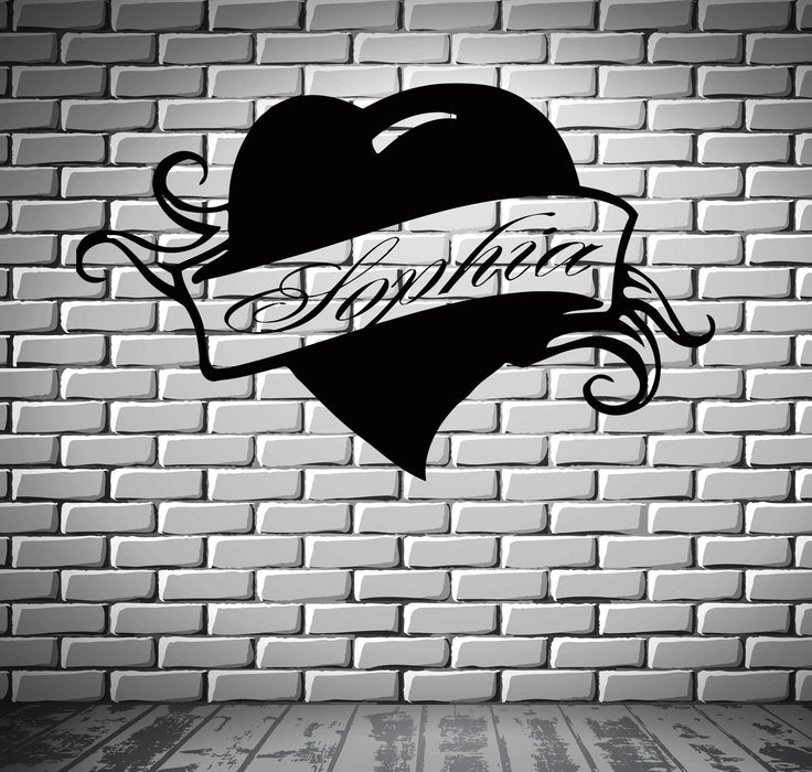 Wall Stickers Vinyl Decal Sophia Personalized Name Lettering Custom Unique Gift z991